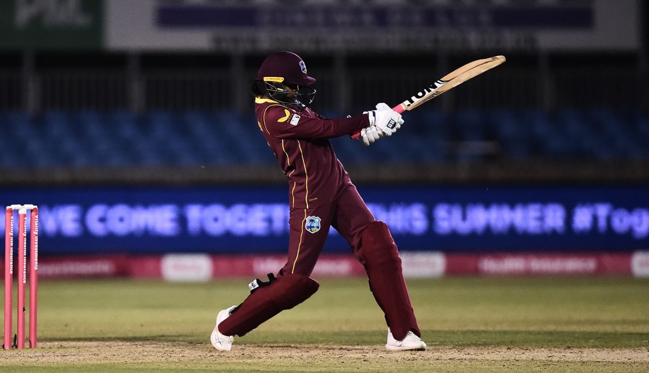 Sheneta Grimmond pulls, England v West Indies, 4th T20I, Derby, September 28, 2020