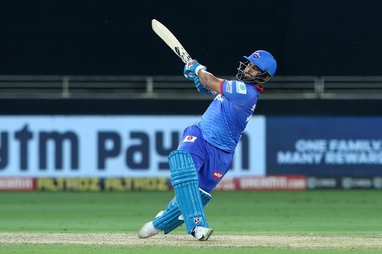Rishabh Pant heaves one through the leg side, Delhi Capitals vs Mumbai Indians, IPL 2020, final, Dubai, November 10, 2020