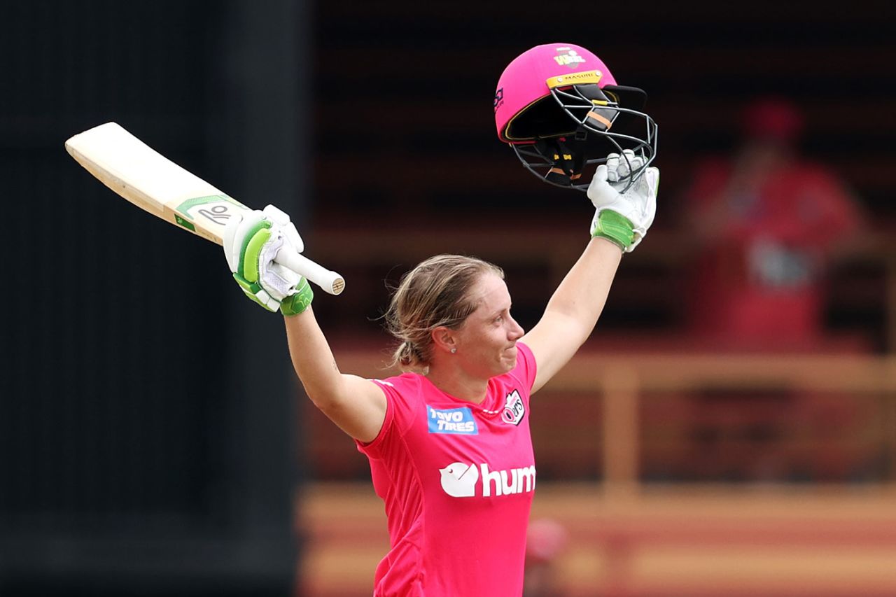 Alyssa Healy's final innings of the year was among her most destructive, Melbourne Stars v Sydney Sixers, WBBL, North Sydney Oval, November 22, 2020