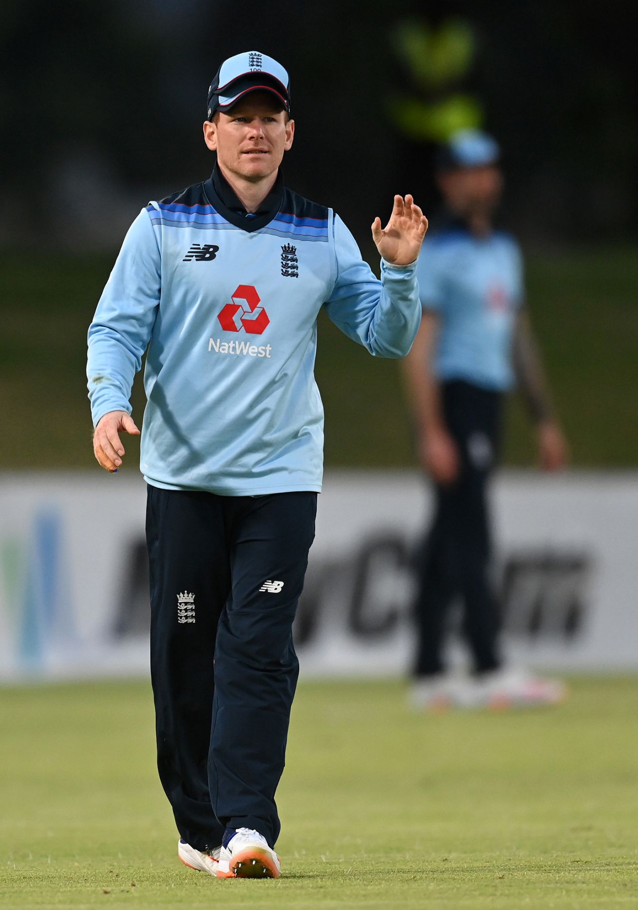 Eoin Morgan in the field, Team Morgan v Team Buttler, Tour match, Paarl, November 23, 2020