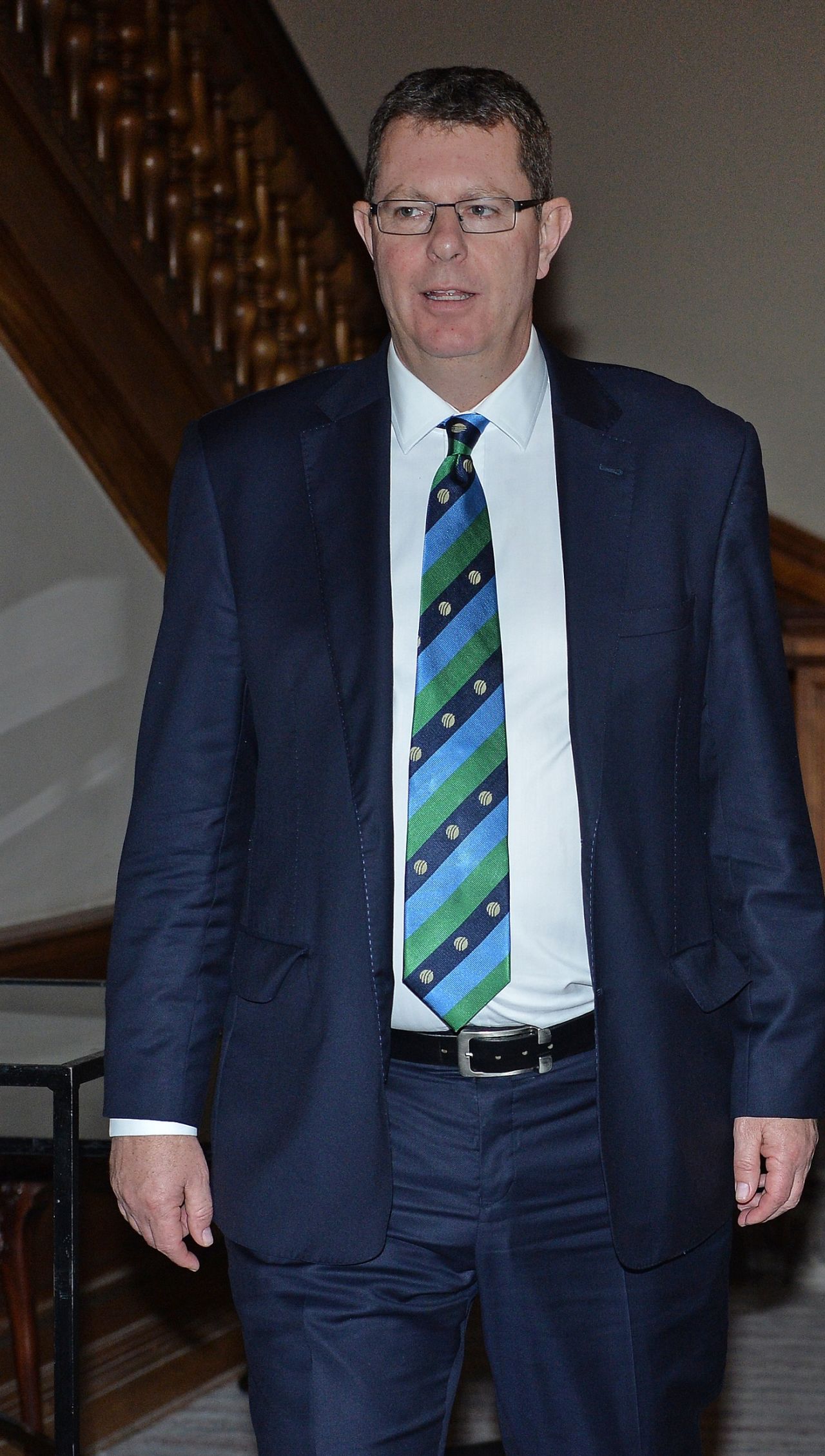 Greg Barclay at an ICC meeting, Edinburgh, Scotland, July 1, 2016