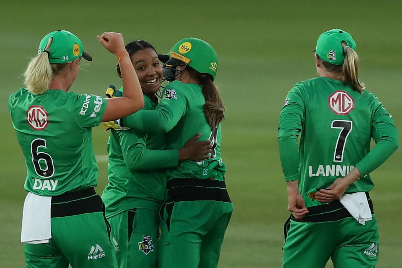 Alana King struck in both her first two overs, Melbourne Stars vs Perth Scorchers, WBBL 2020-21 semi-final, Sydney, November 25, 2020