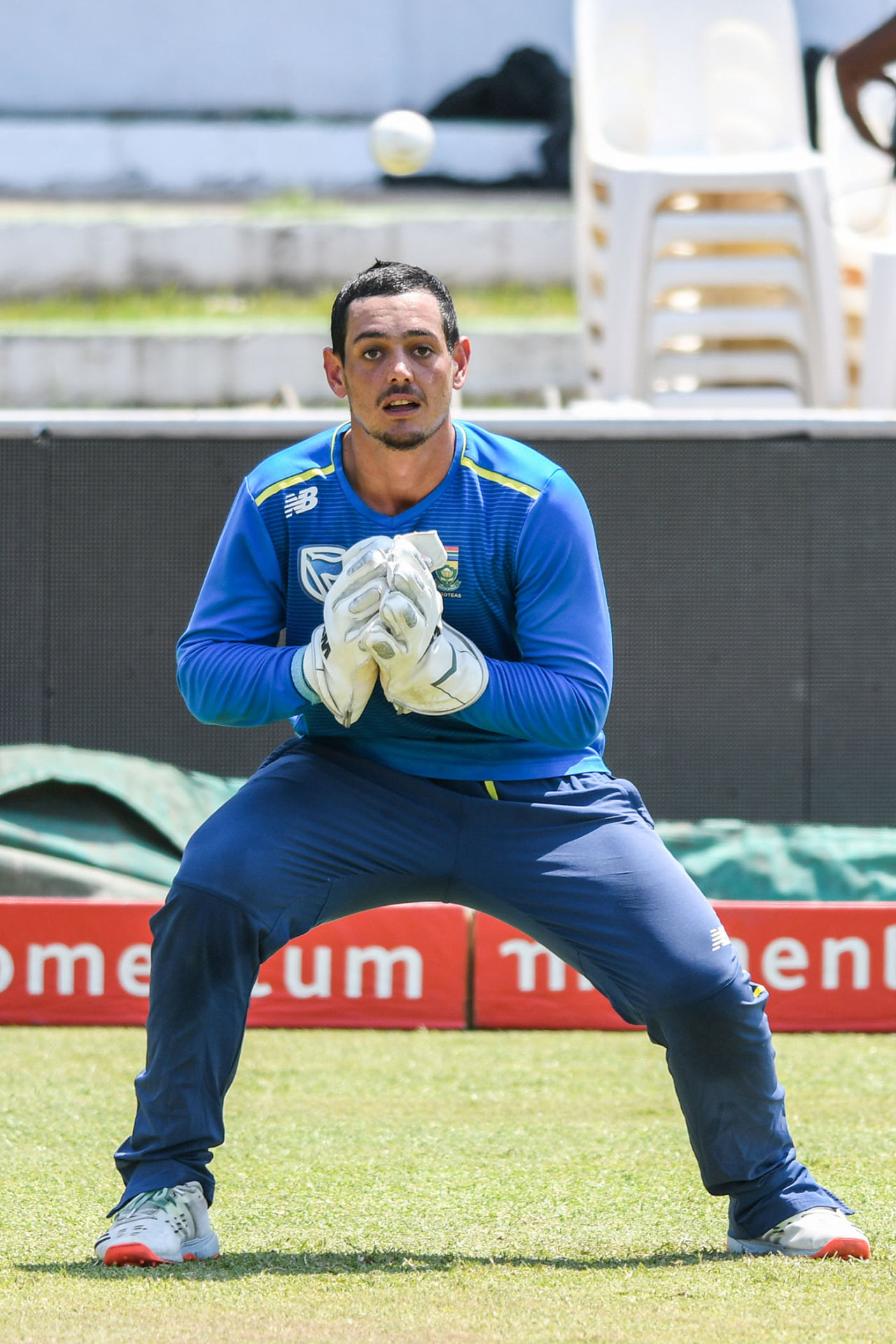 Quinton de Kock during South Africa training at Kingsmead, Durban, February 06, 2020