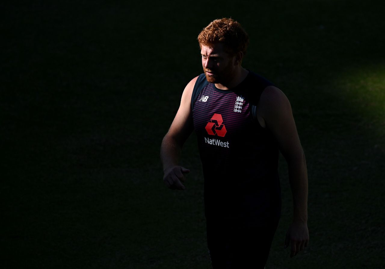 Jonny Bairstow looks on, England nets session, Newlands, Cape Town, November 26, 2020