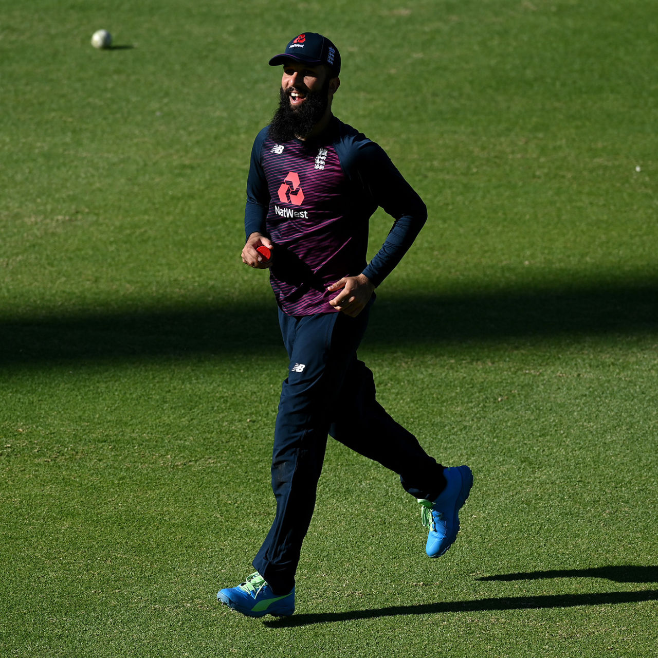 Moeen Ali looks on, England nets session, Newlands, Cape Town, November 26, 2020