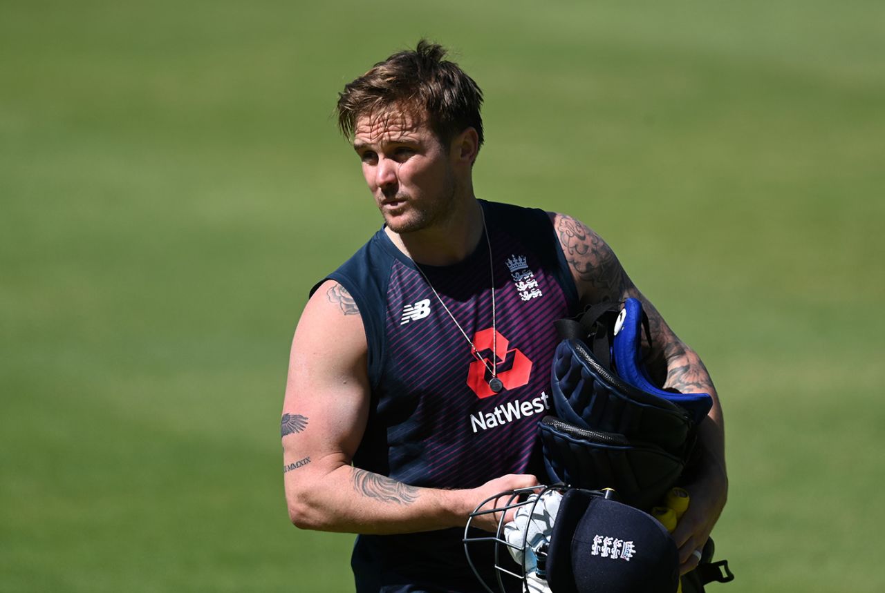Jason Roy looks on in training, England nets session, Newlands, Cape Town, November 26, 2020
