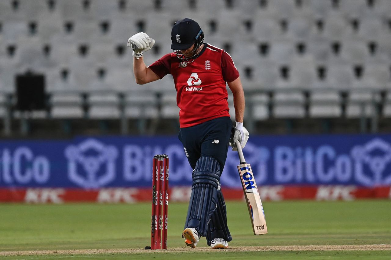 Jonny Bairstow sealed victory with a six, South Africa vs England, 1st T20I, Cape Town, November 27, 2020