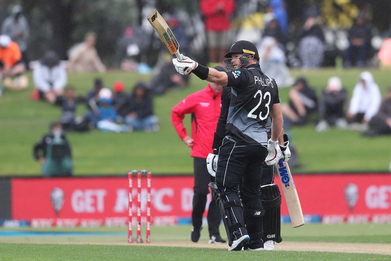Glenn Phillips brought up his fifty off just 21 balls, New Zealand vs West Indies, 2nd T20I, Mount Maunganui, November 29, 2020
