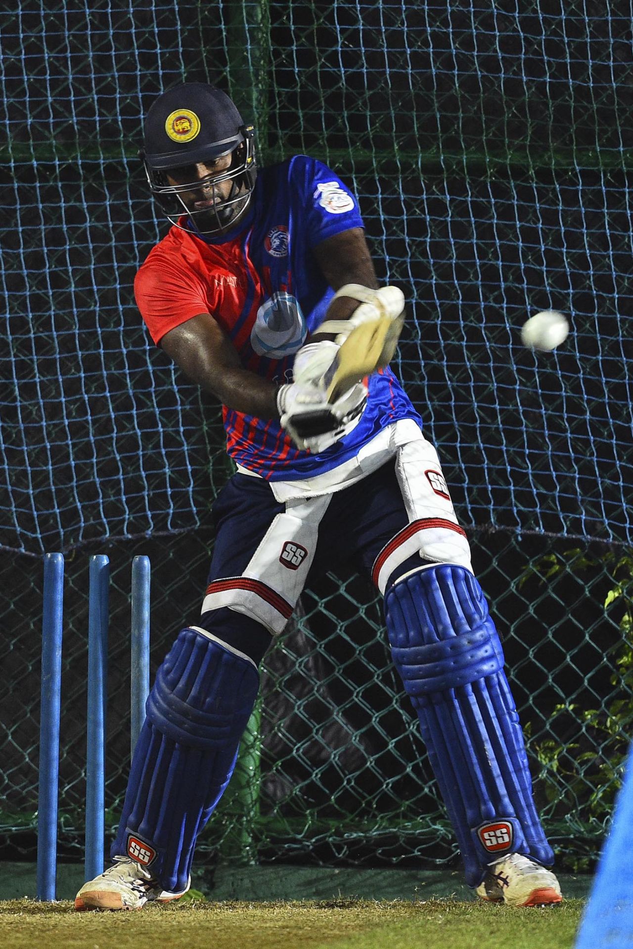 Angelo Mathews in the nets, Lanka Premier League (LPL), November 25, 2020
