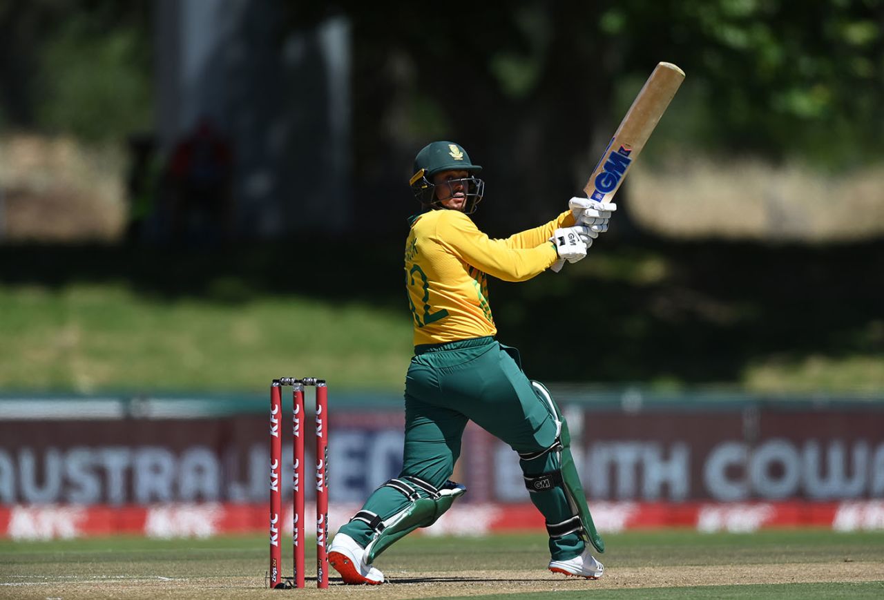 Quinton de Kock provided another bright start for South Africa, South Africa vs England, 2nd T20I, Paarl, November 29, 2020