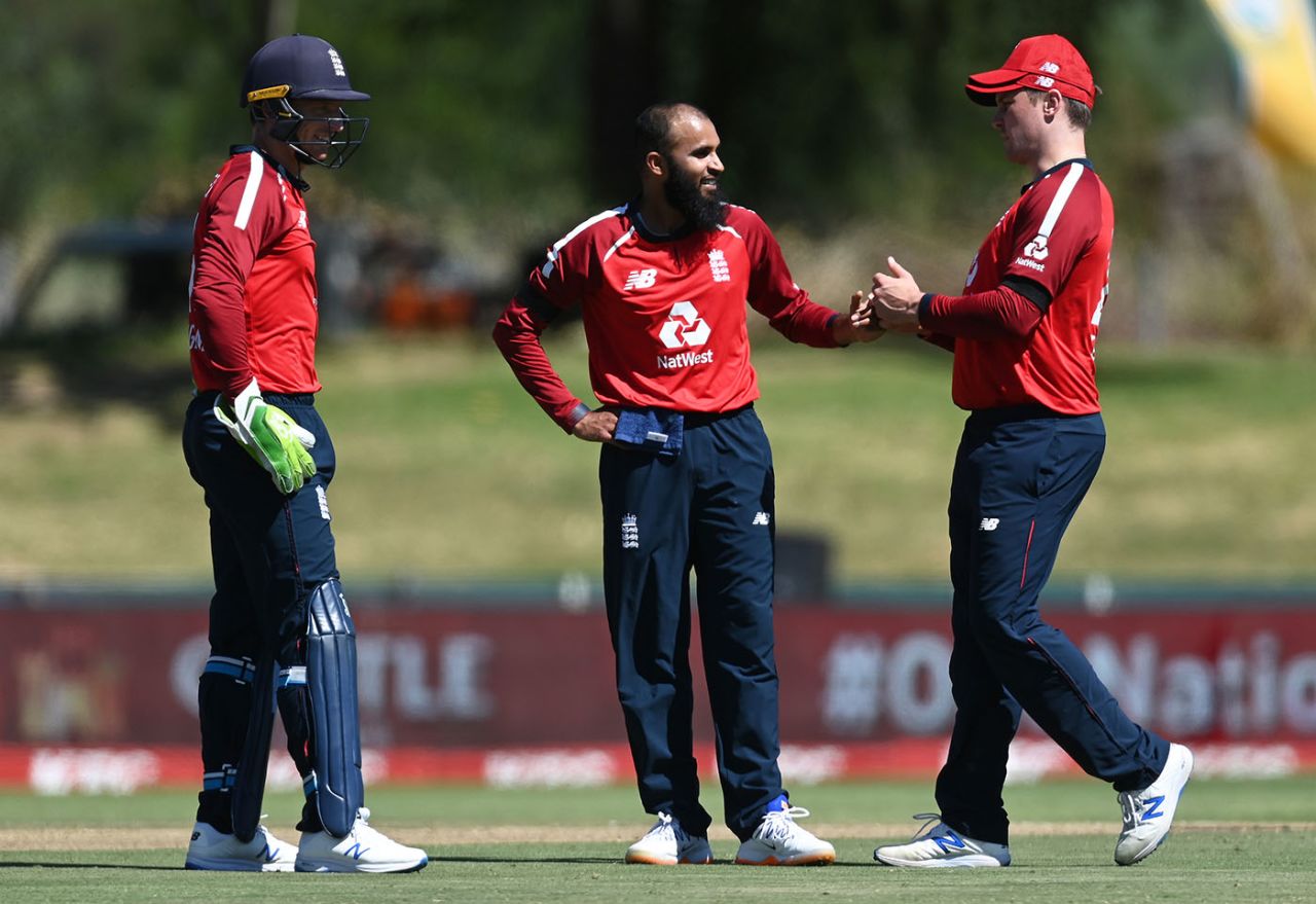Adil Rashid bowled a superb spell in the middle overs, South Africa vs England, 2nd T20I, Paarl, November 29, 2020