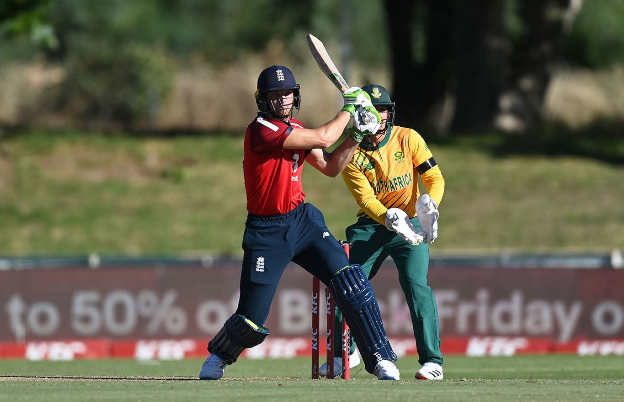 Jos Buttler pulls through midwicket, South Africa vs England, 2nd T20I, Paarl, November 29, 2020
