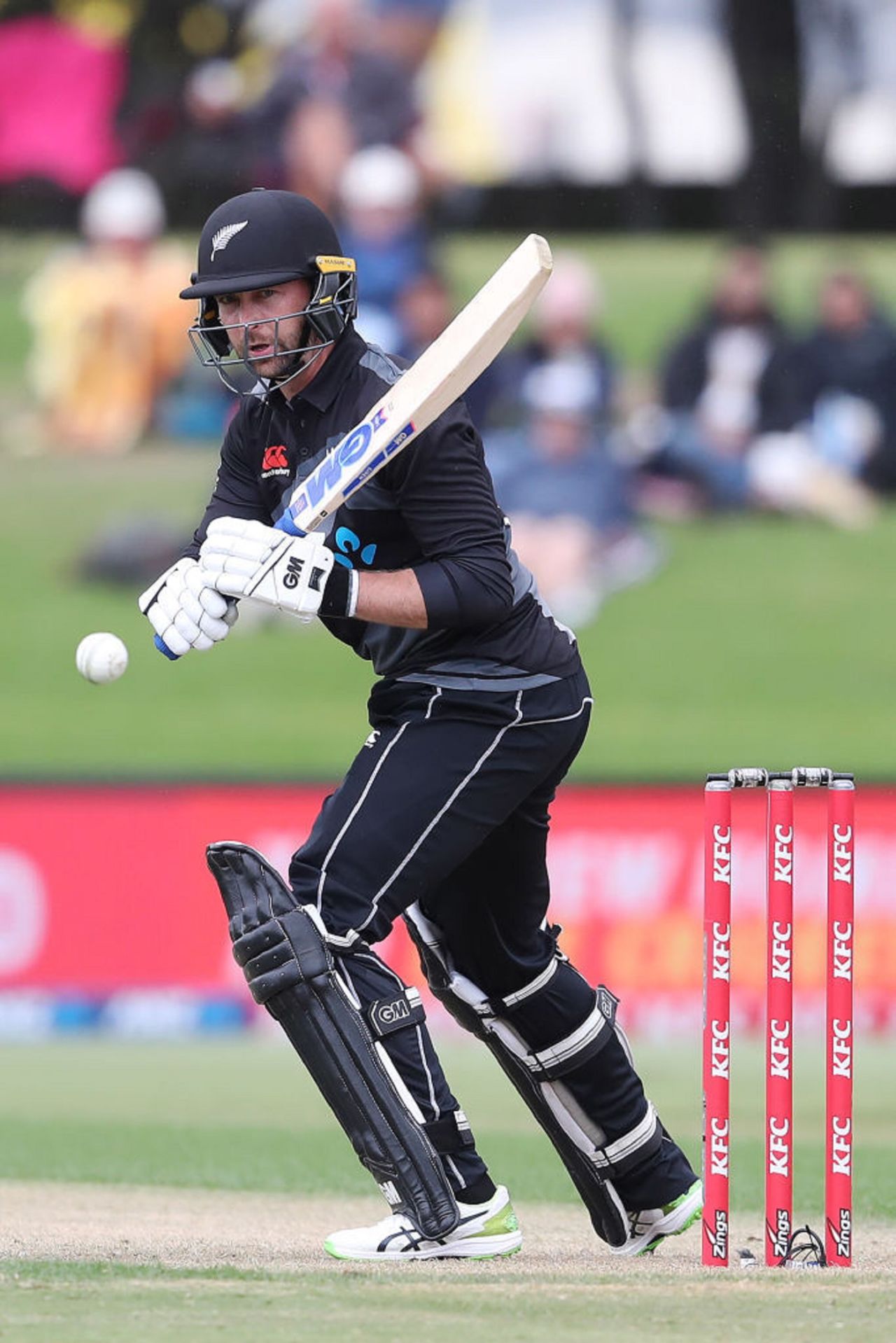 Devon Conway in action, New Zealand vs West Indies, 2nd T20I, Mount Maunganui, November 29, 2020