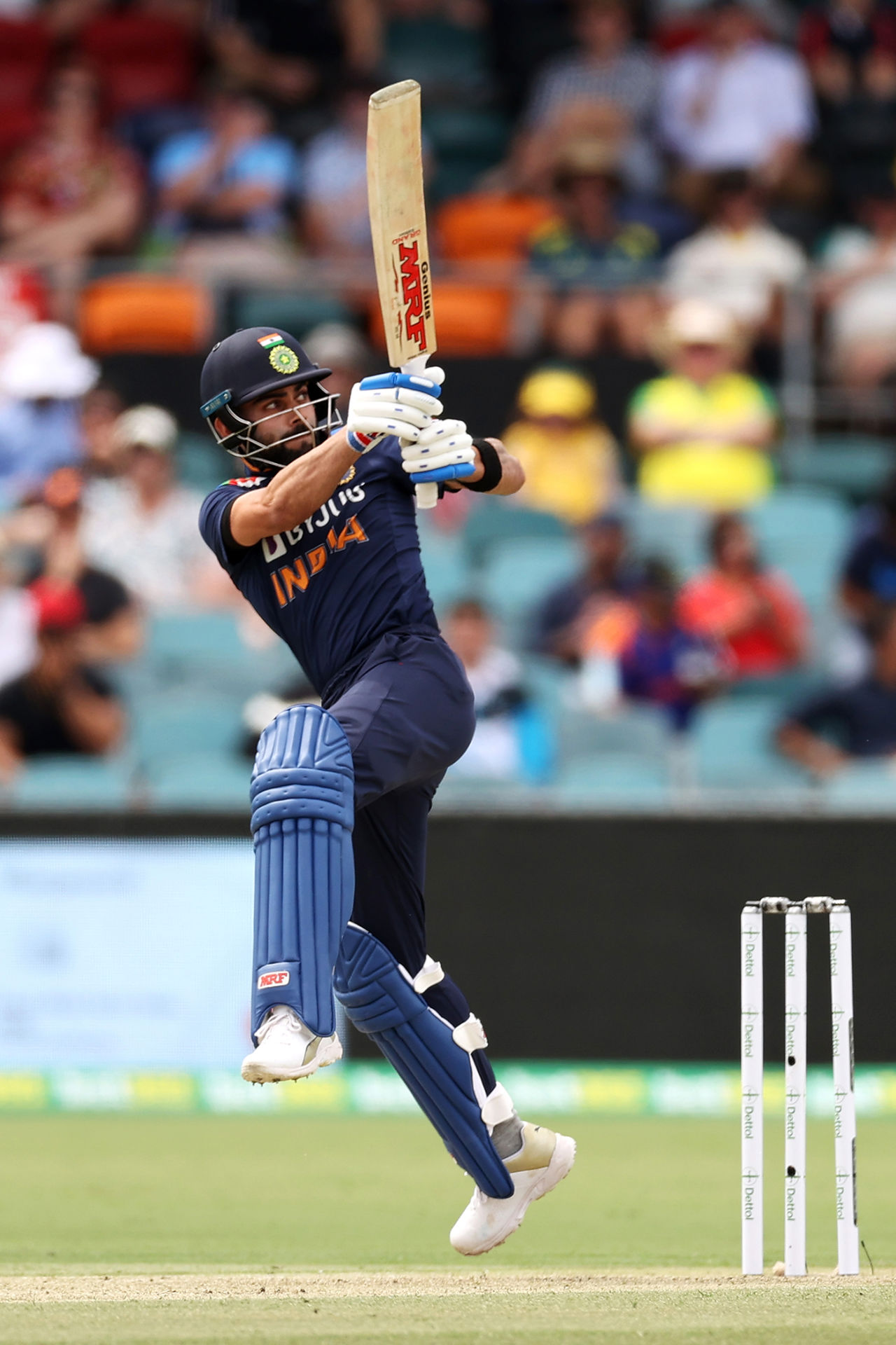 Virat Kohli pulls one away, Australia vs India, 3rd ODI, Canberra, December 2, 2020