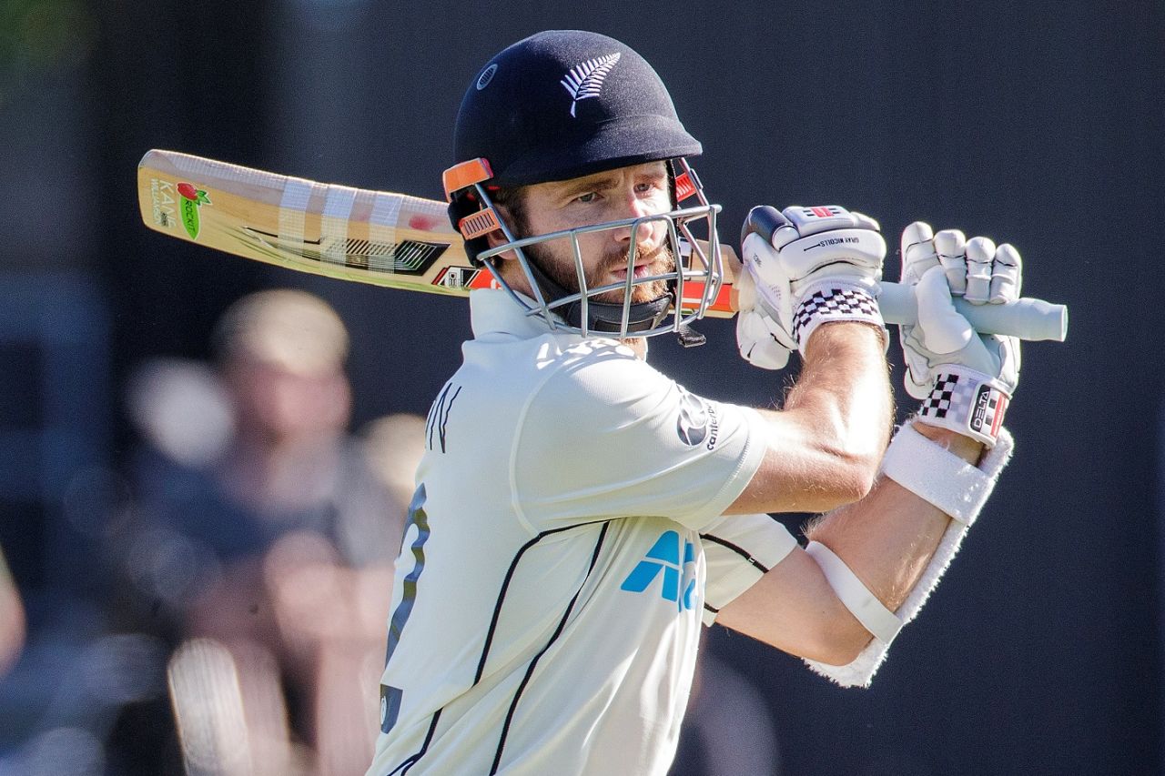 Kane Williamson plays a pull, New Zealand vs West Indies, 1st Test, Hamilton, 1st day, December 3, 2020 