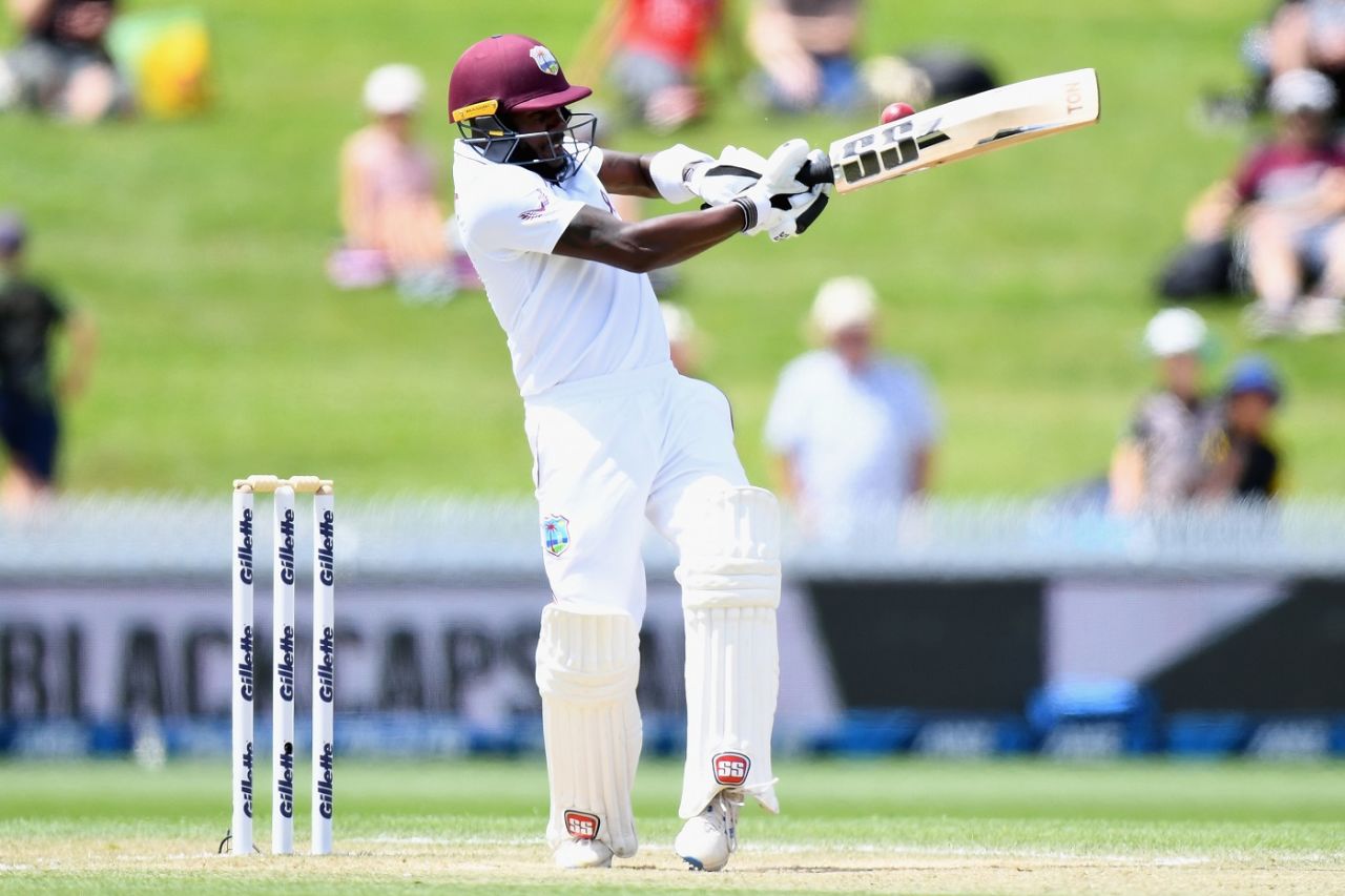 Jermaine Blackwood has some eye-catching shots, New Zealand vs West Indies, 1st Test, Hamilton, 4th day, December 6, 2020