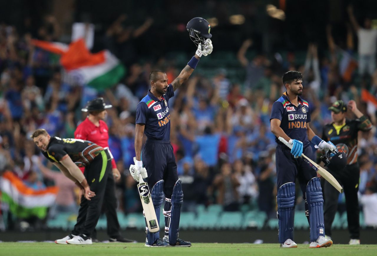 Hardik Pandya produced a stunning innings to win India the series, Australia vs India, 2nd T20I, Sydney, December 6, 2020