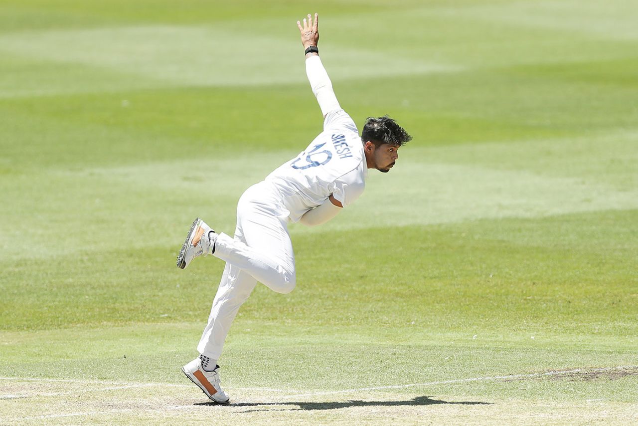 Umesh Yadav removed both Australia A's openers, Australia A v Indians, Tour match, Drummoyne Oval, December 7, 2020