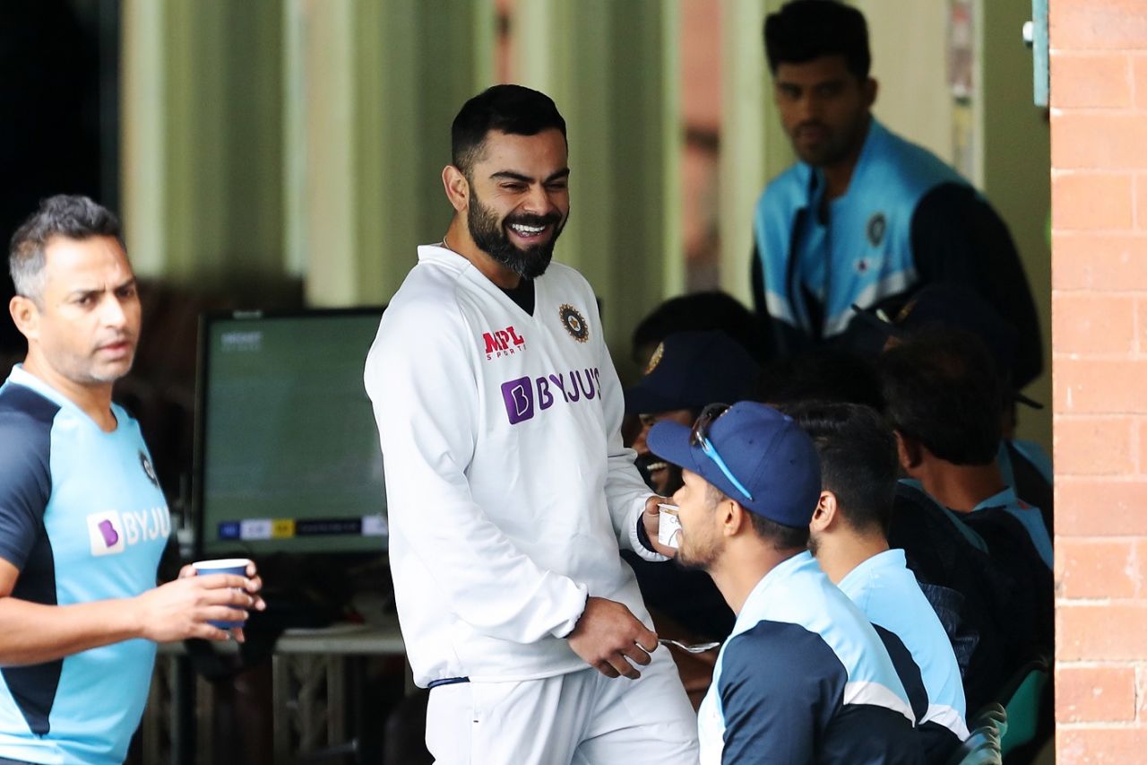Virat Kohli opted out of the pink-ball warm-up game, Australia A v Indians, day-night tour match, first day, Sydney, December 11, 2020