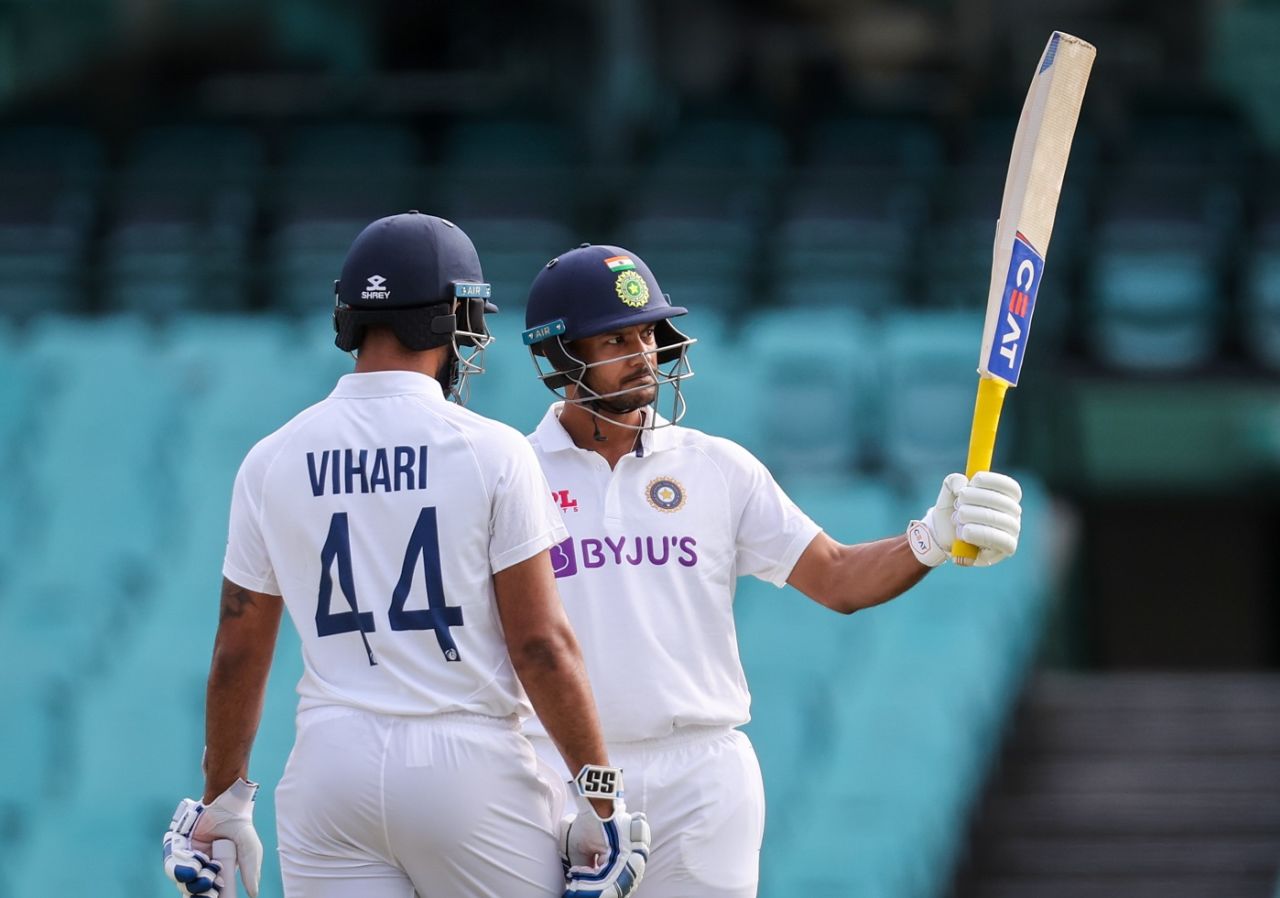 Mayank Agarwal and Hanuma Vihari had a good partnership, Australia A vs Indians, Tour game, Sydney, 2nd day, December 12, 2020