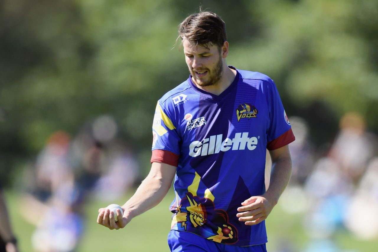 Jacob Duffy has been Otago Volts' go-to death bowler in the Super Smash