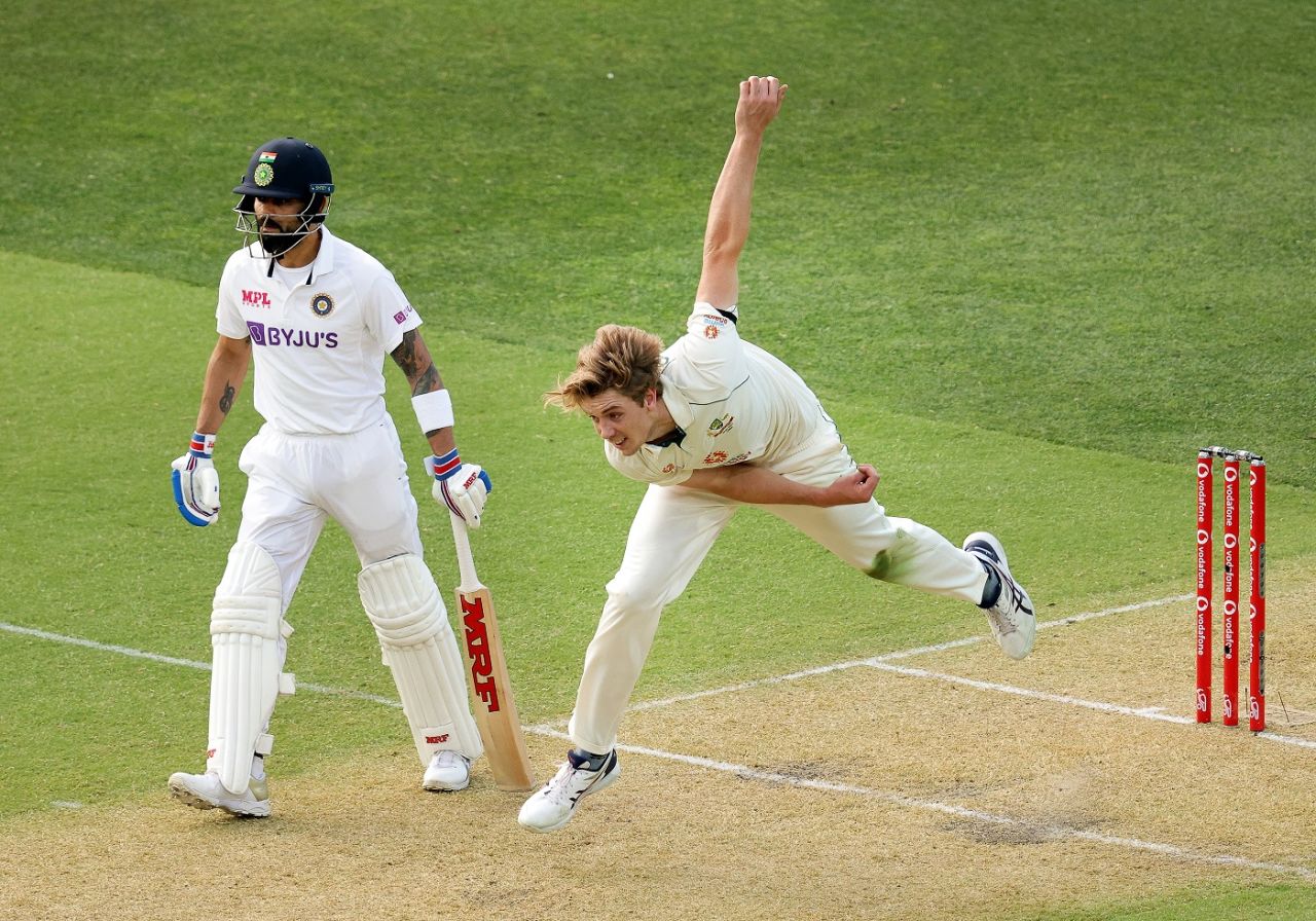 Cameron Green bowls on debut, Australia vs India, 1st Test, Adelaide, 1st day, December 17, 2020