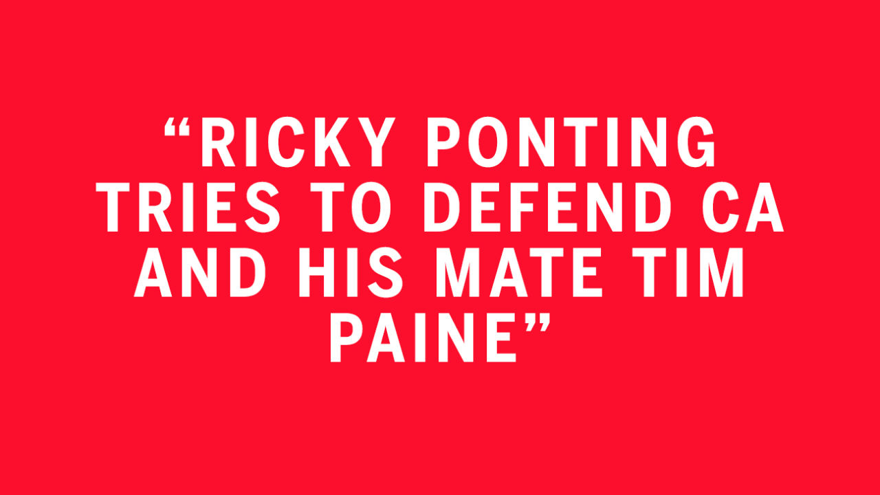 Quote Unquote: Peter Lalor on Ricky Ponting