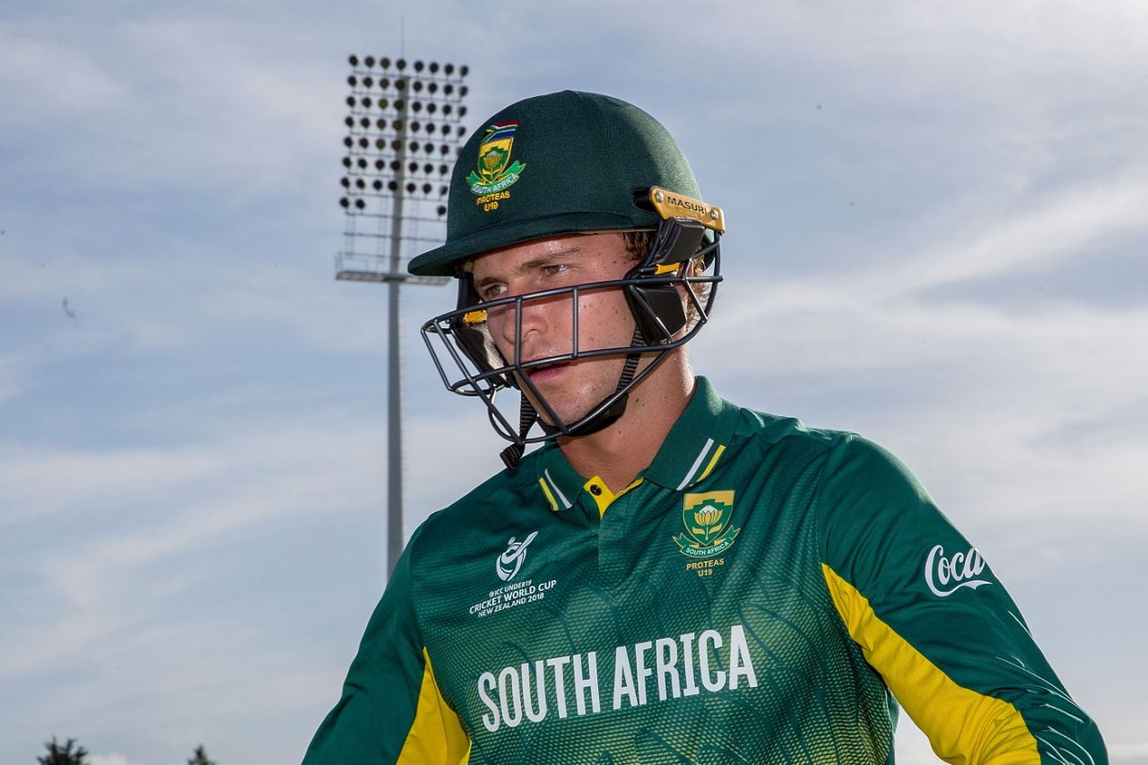 Raynard van Tonder led South Africa at the 2018 Under-19 World Cup, Tauranga, January 20, 2018