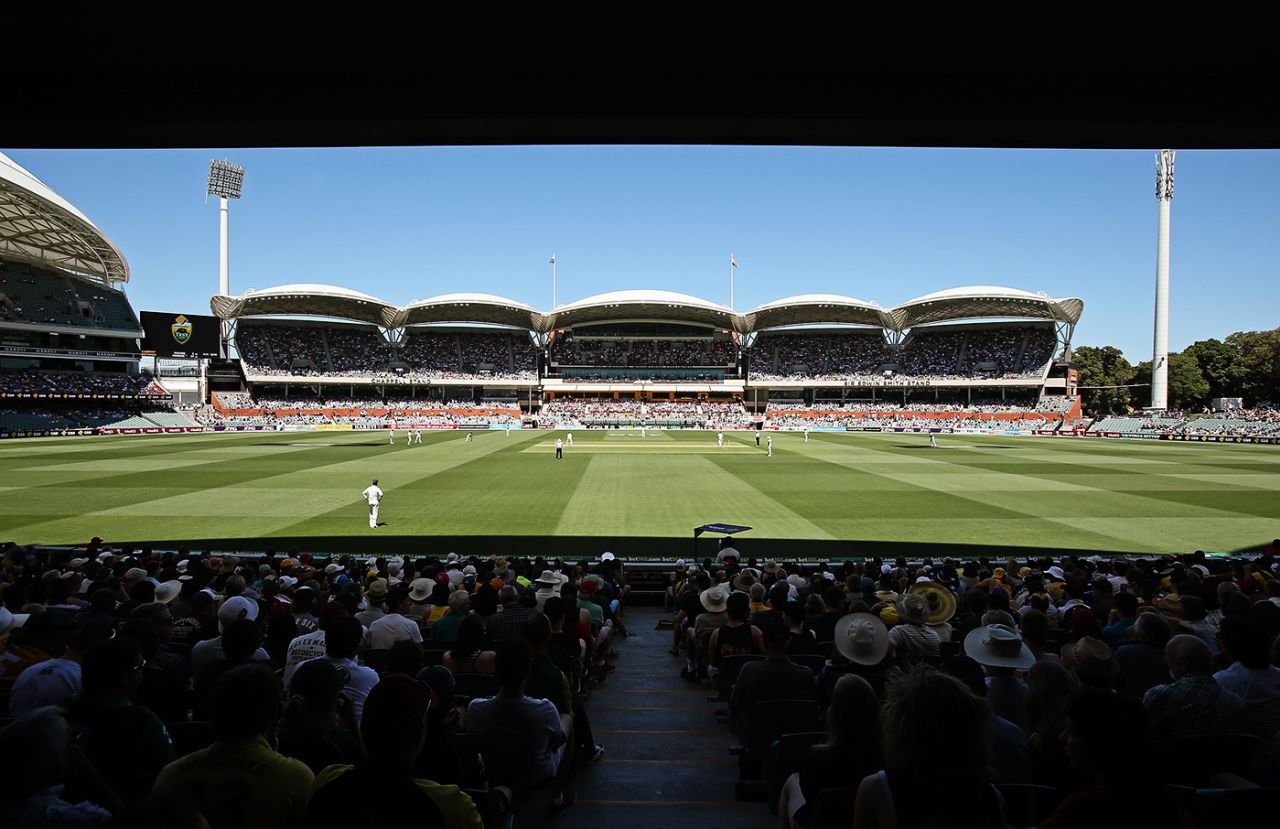 A general view of the Adelaide Oval, Australia v India, 1st Test, Adelaide, 1st day, December 9, 2014