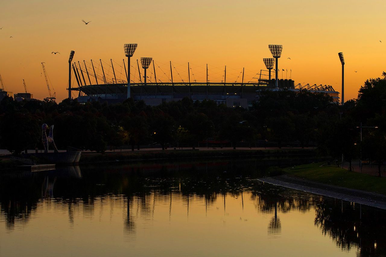 Sunrise over the MCG, Australia vs India, 2nd Test, MCG, December 26, 2020