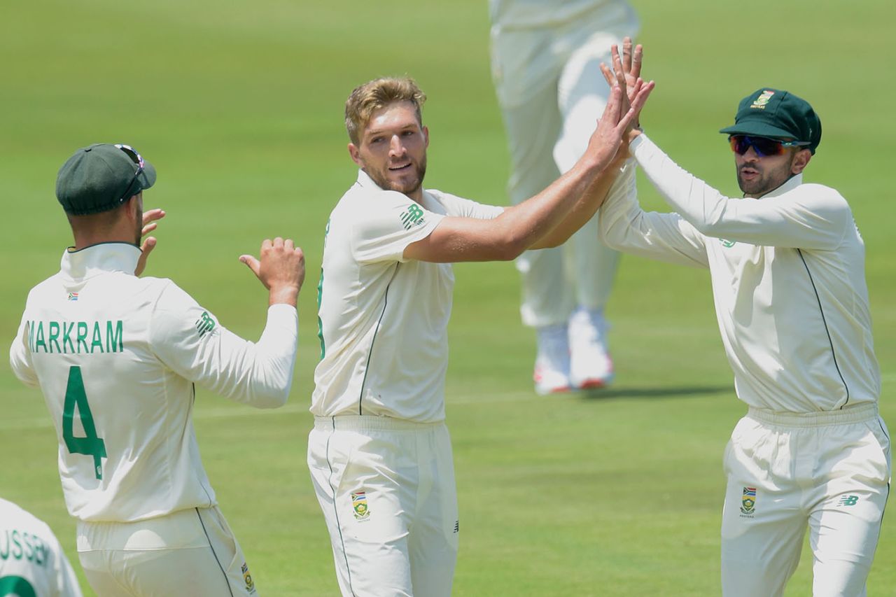 Wiaan Mulder removed Kusal Perera, South Africa v Sri Lanka, 1st Test, Centurion, December 26, 2020