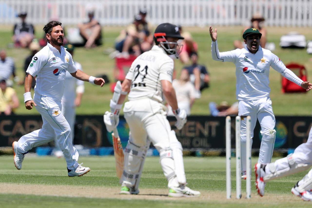 Yasir Shah had Kane Williamson caught at slip, New Zealand vs Pakistan, 1st Test, Mount Maunganui, 2nd day, December 27, 2020