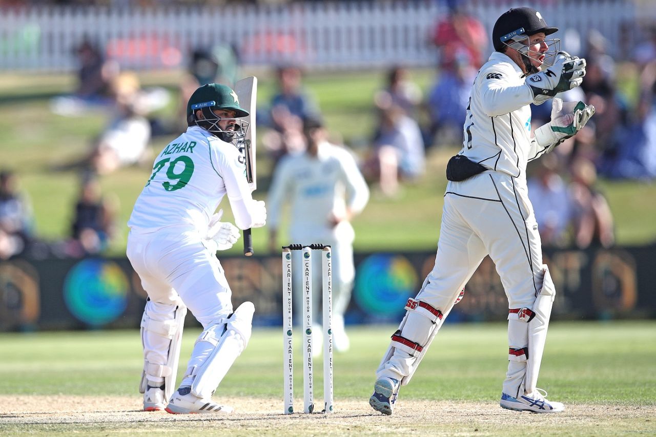 Azhar Ali provided stiff resistance against seam and spin, New Zealand vs Pakistan, 1st Test, Mount Maunganui, Day 4, December 29 2020

