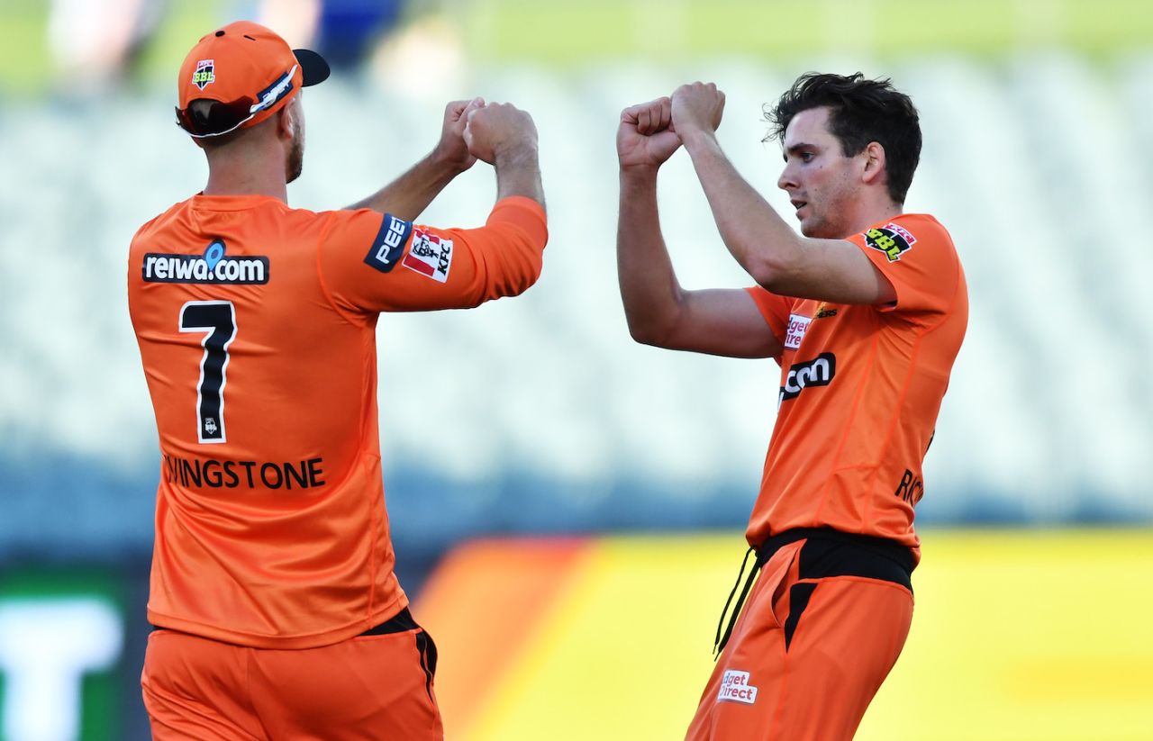 Jhye Richardson's three-for troubled the Adelaide Strikers, Adelaide Strikers vs Perth Scorchers, BBL 2020-21, Adelaide, December 31, 2020