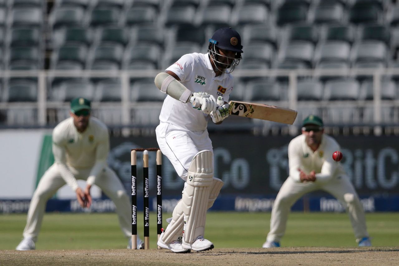 Dimuth Karunaratne led from the front in Sri Lanka's second innings, South Africa vs Sri Lanka, 2nd Test, 2nd day, Johannesburg, January 4, 2021