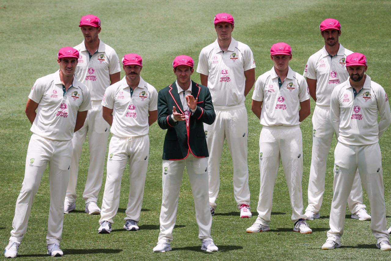 Australia get decked up for the Pink Test, Sydney, January 5, 2021