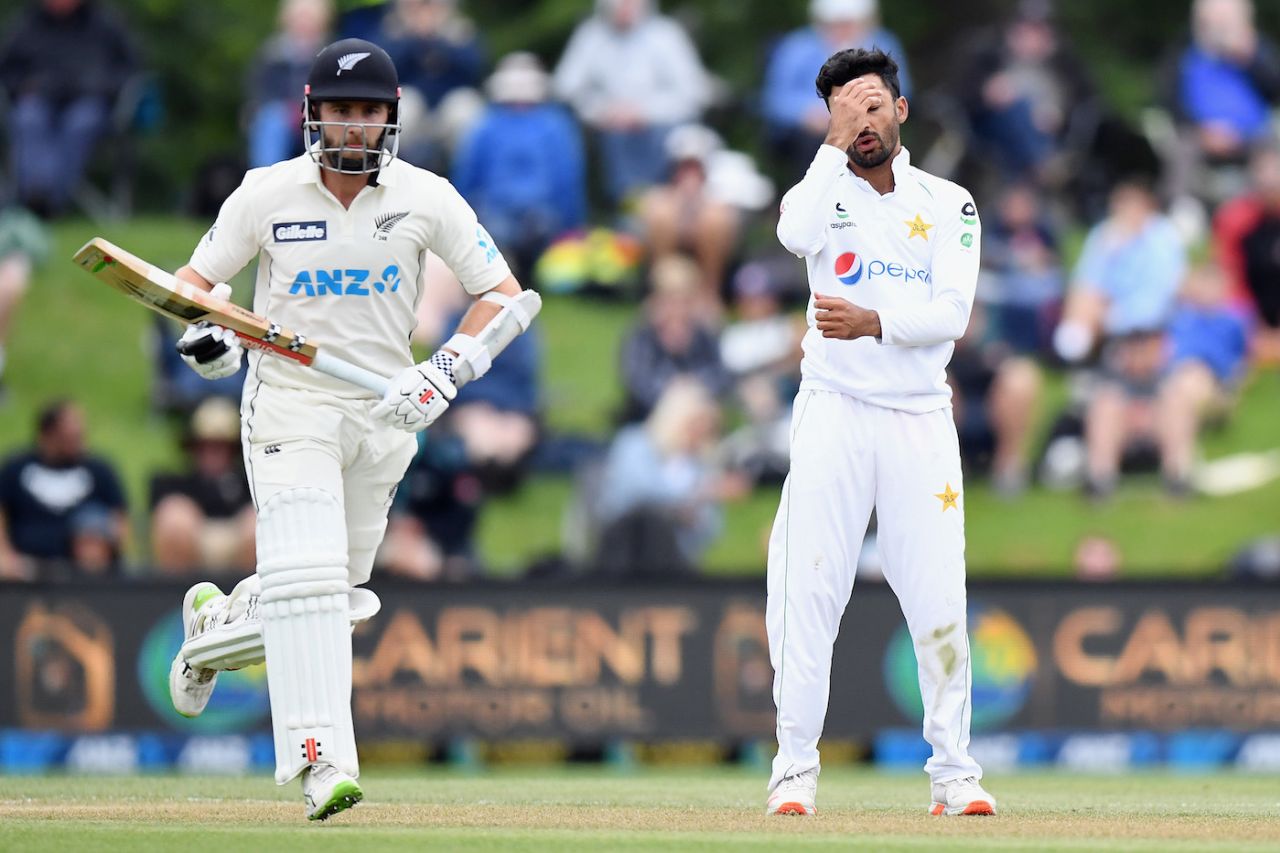 Zafar Gohar had a forgettable debut, New Zealand v Pakistan, 2nd Test, Christchurch, 3rd day, January 5, 2021