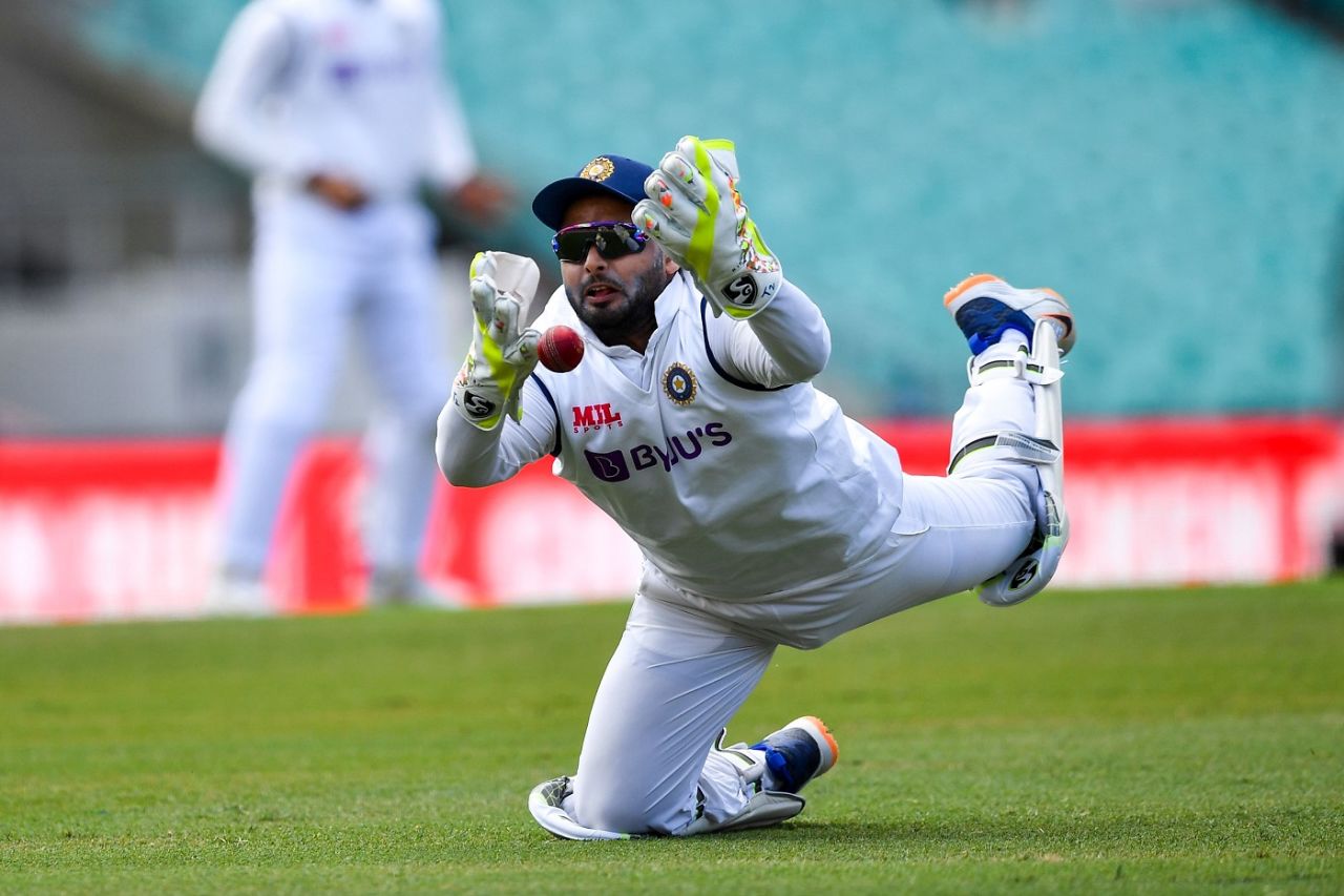 Rishabh Pant drops his second catch of the day, Australia vs India, 3rd Test, Sydney, 1st day, January 7, 2021