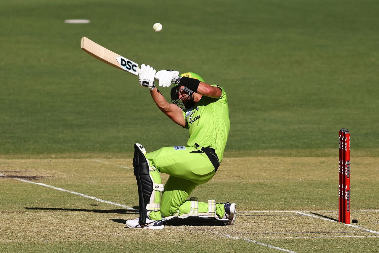 Alex Ross made an unbeaten 44 off 33 balls, Hobart Hurricanes vs Sydney Thunder, BBL 2020-21, Perth, January 7, 2021