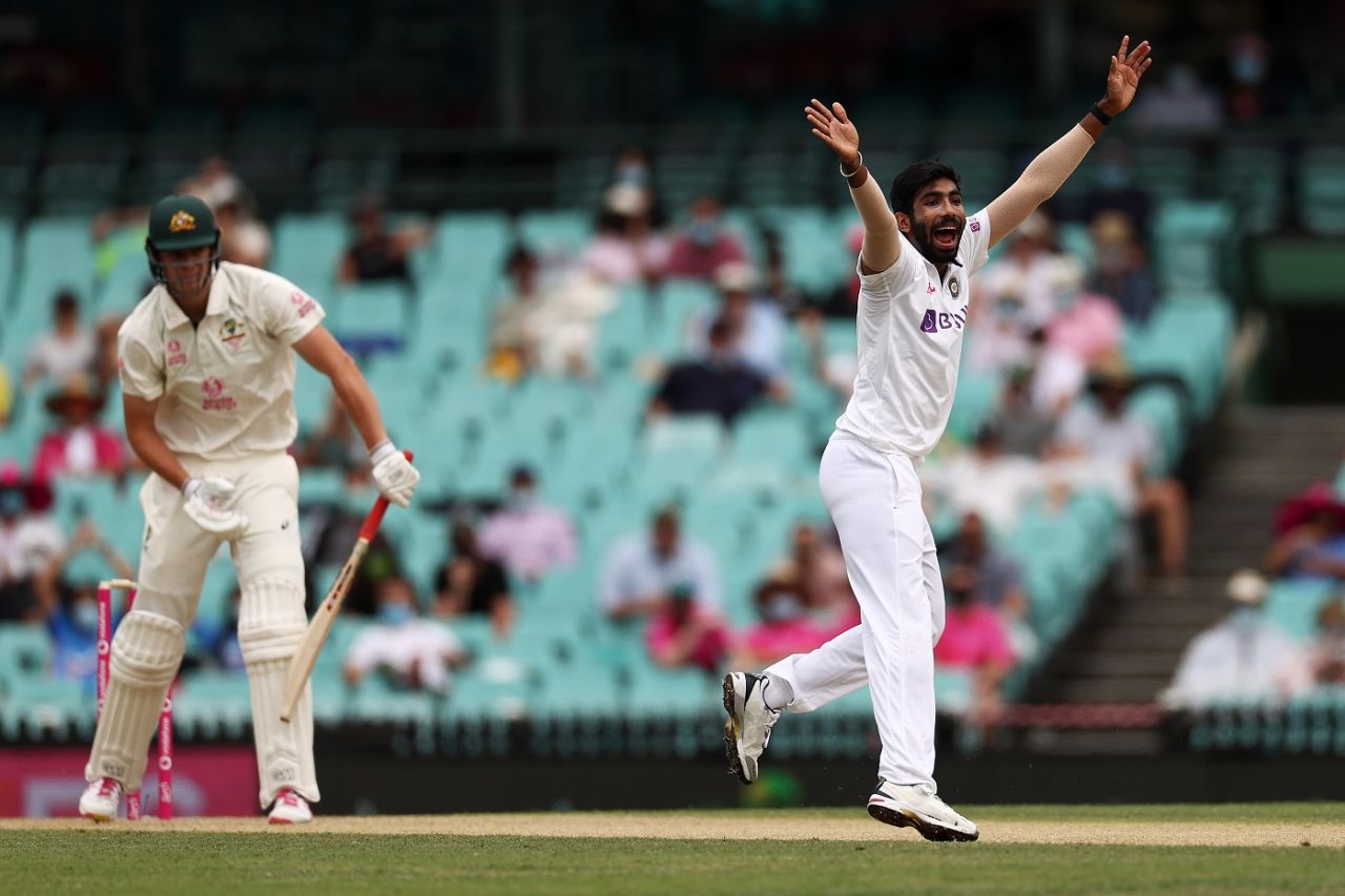 Jasprit Bumrah traps Cameron Green lbw, Australia vs India, 3rd Test, Sydney, 2nd day, January 8, 2021