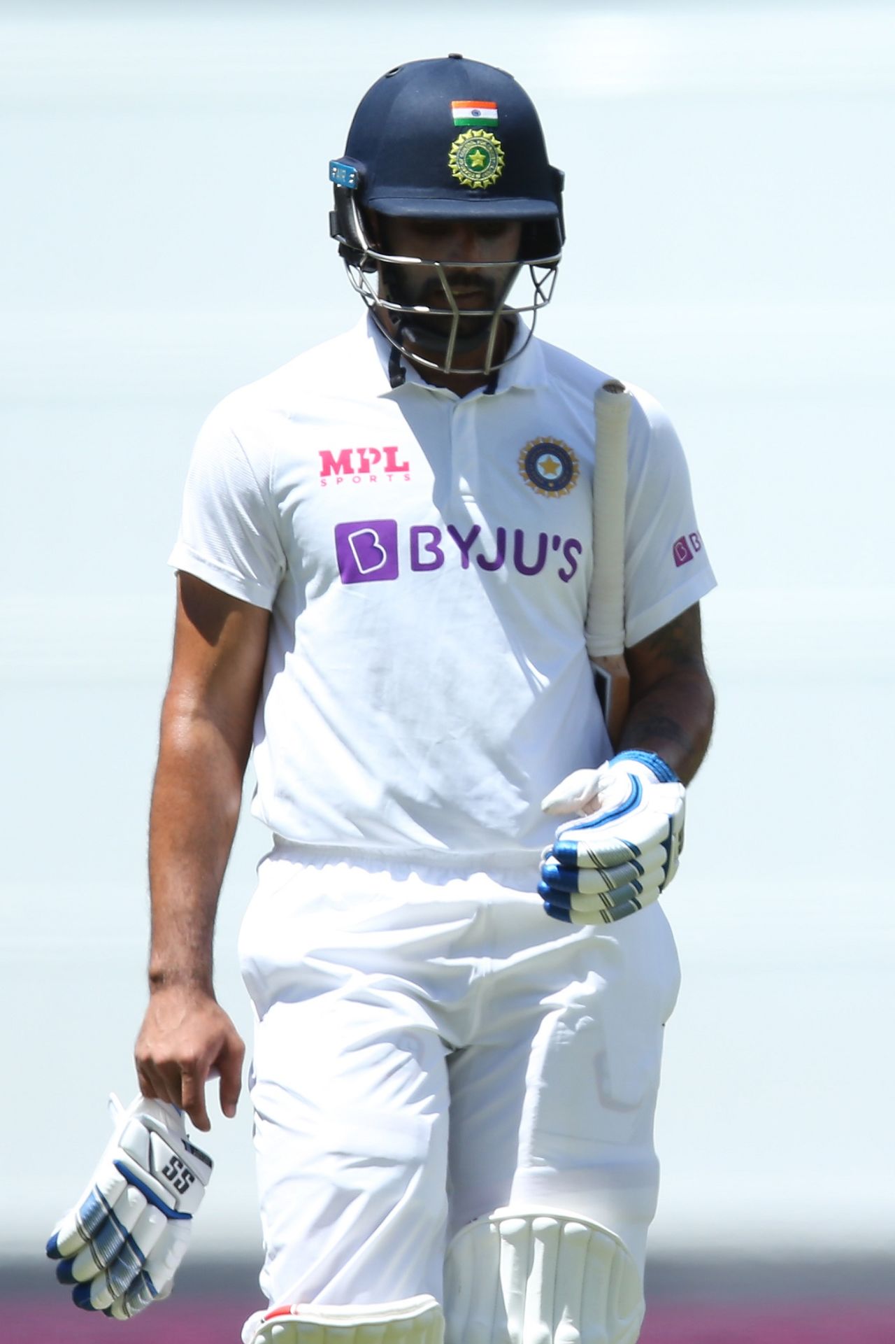 A downcast Hanuma Vihari walks off after being run out, Australia vs India, 3rd Test, Sydney, 3rd day, January 9, 2021