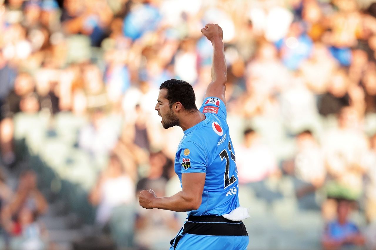 Wes Agar bowled an excellent spell, Adelaide Strikers vs Melbourne Stars, Big Bash League, Adelaide, January 11, 2021
