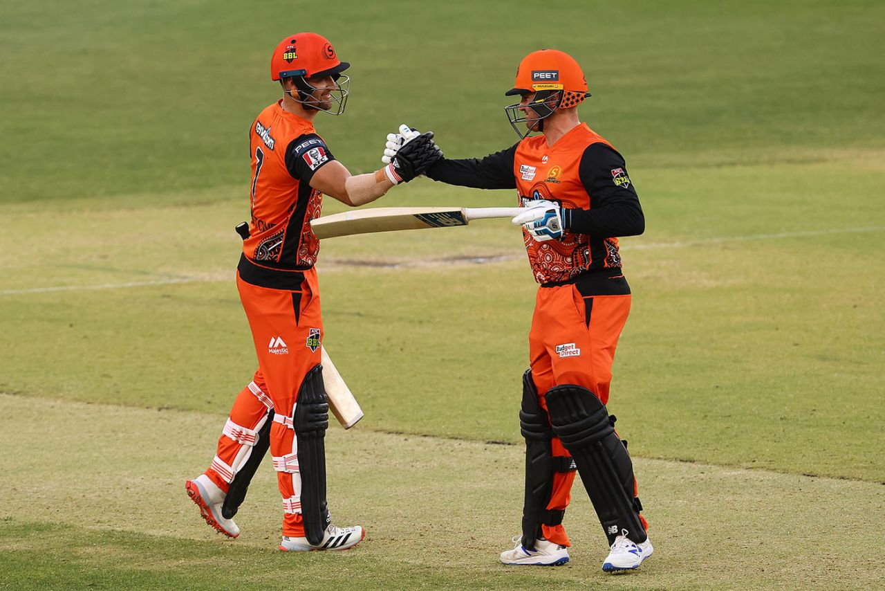 Jason Roy and Liam Livingstone put on the highest opening stand of the season, Perth Scorchers vs Hobart Hurricanes, Big Bash League, January 12, 2021