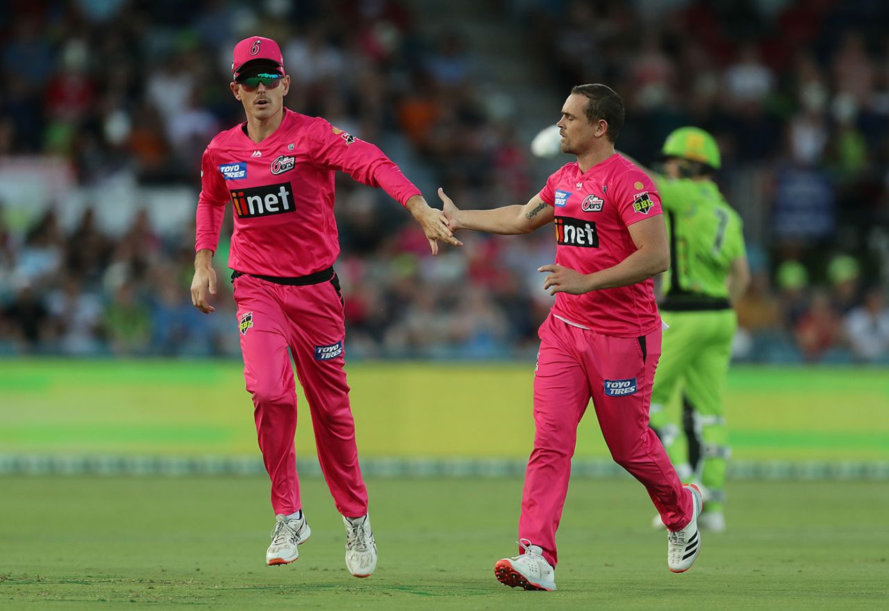 Steve O'Keefe made huge inroads, Sydney Thunder vs Sydney Sixers, BBL, Canberra, January 13, 2021