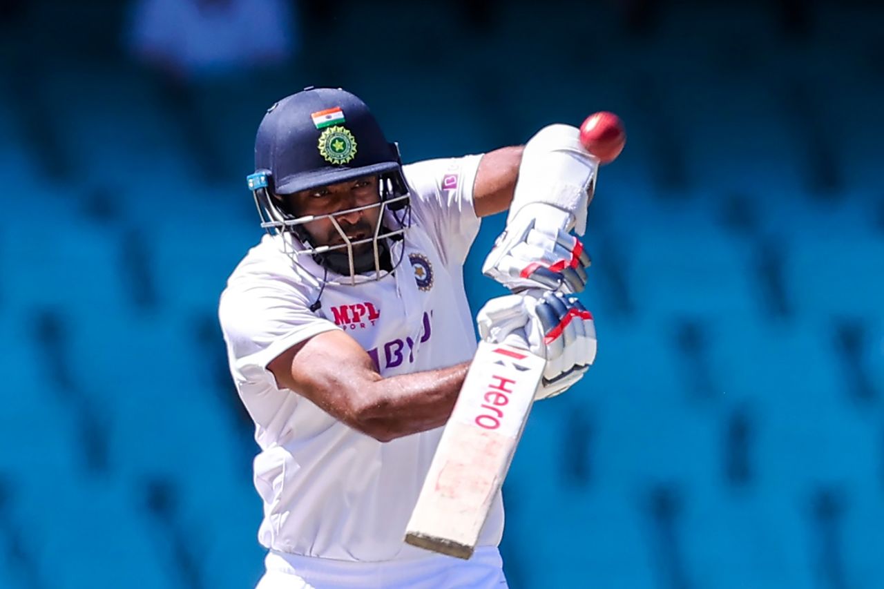 R Ashwin shapes to play a short ball, Australia vs India, 3rd Test, Sydney, 5th day, January 11, 2021
