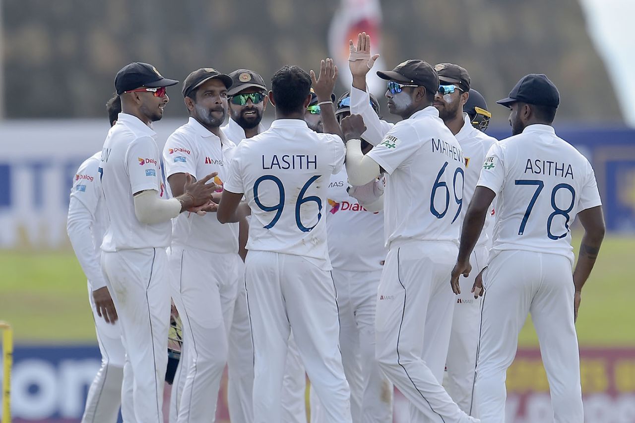 Lasith Embuldeniya made the breakthrough, Sri Lanka v England, 1st Test, Galle, 1st day, January 14, 2021