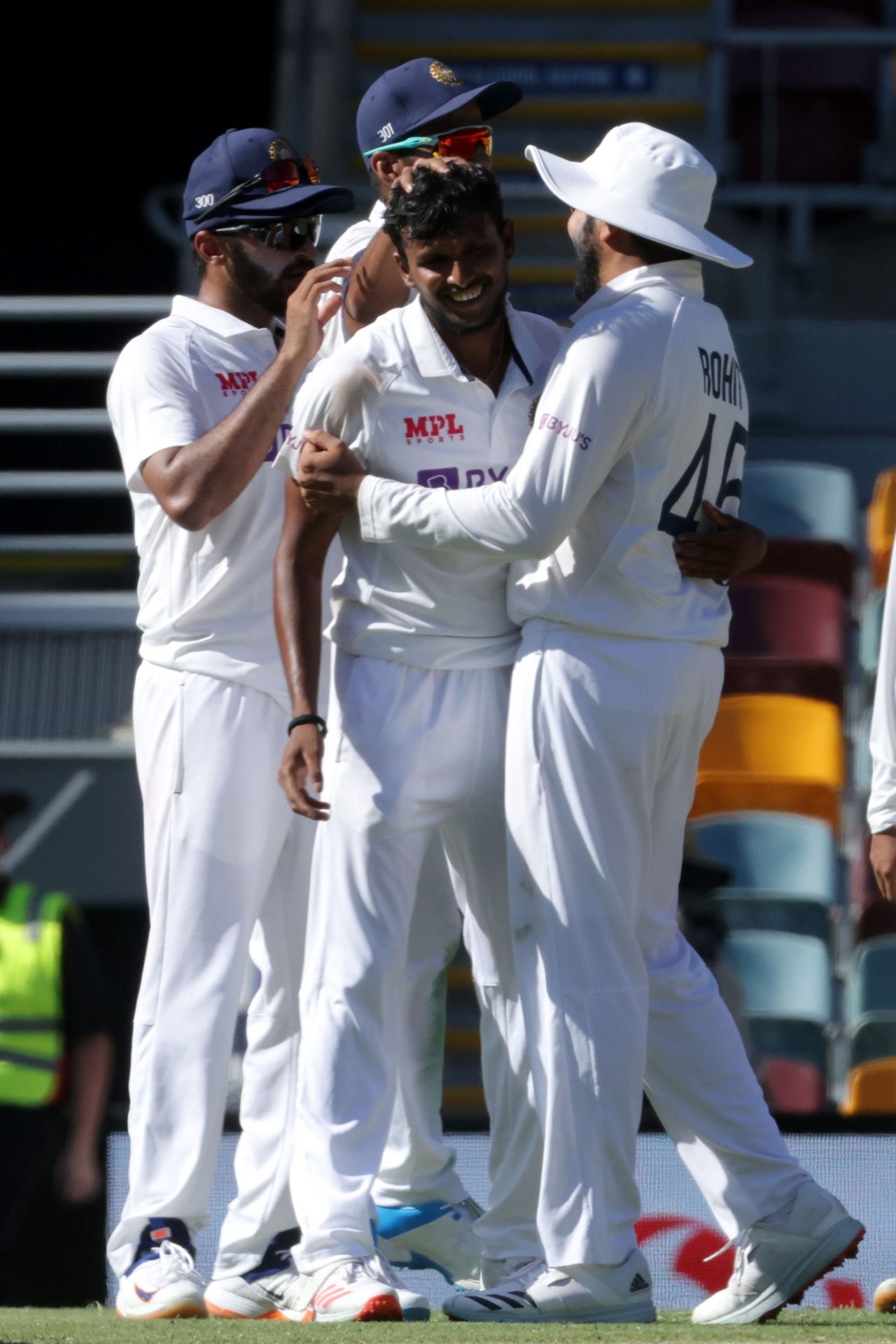 T Natarajan sent back Matthew Wade and Marnus Labuschagne in quick succession, Australia vs India, 4th Test, Brisbane, 1st day, January 15, 2020
