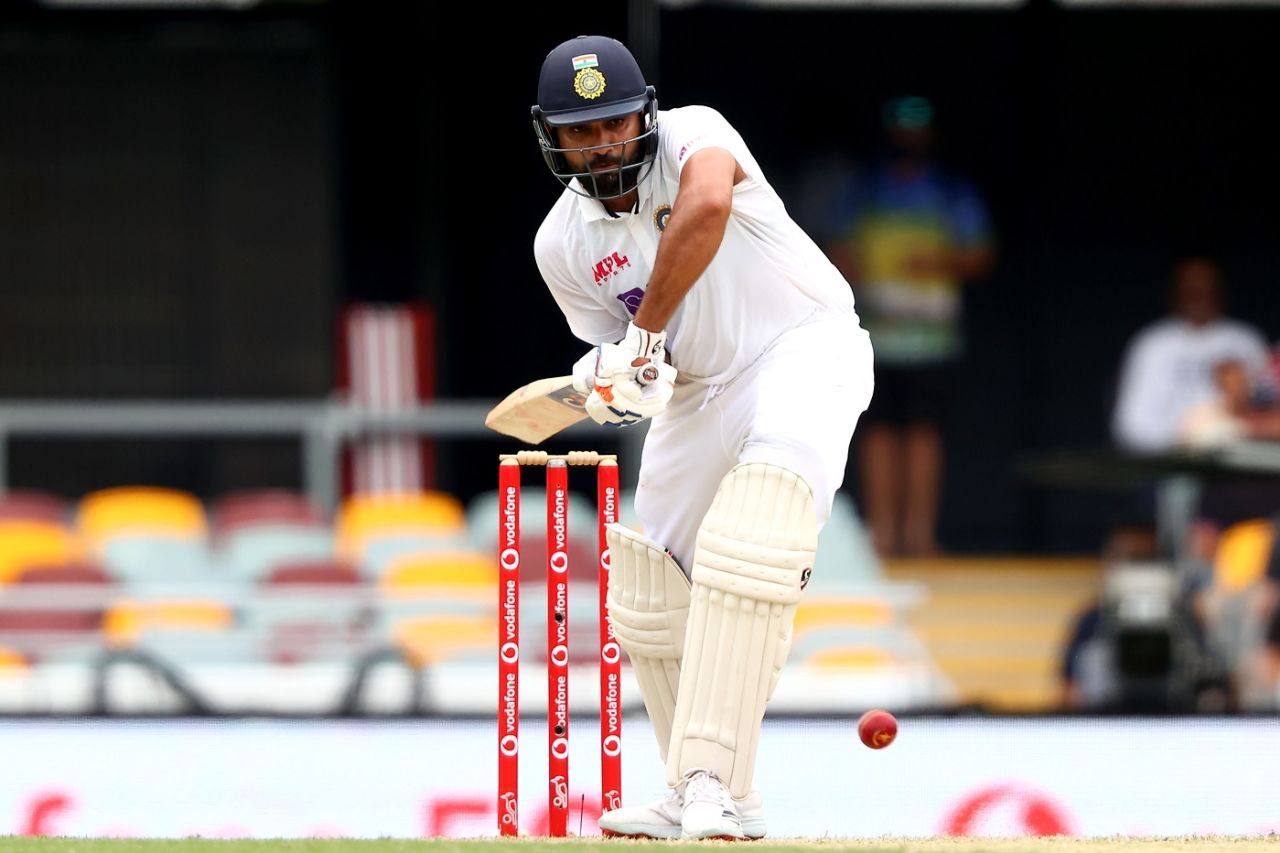 Rohit Sharma looked solid before his dismissal, Australia vs India, 4th Test, Brisbane, 2nd day, January 16, 2021