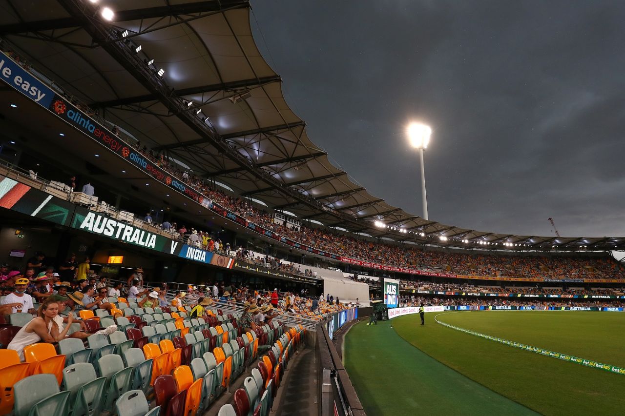 Rain stopped play after tea, Australia vs India, 4th Test, Brisbane, 2nd day, January 16, 2021