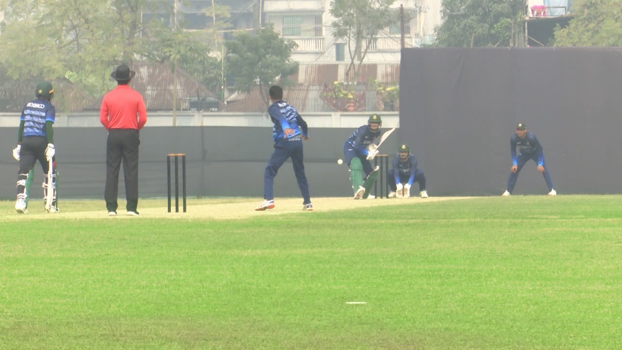 Bangladesh played their second practice match ahead of the West Indies ODIs in Savar, January 17, 2021, Savar